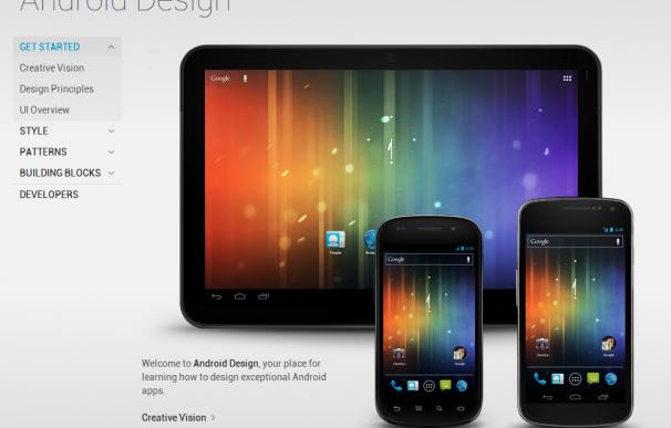 Google ha publicado una guía para desarrolladores de Android que incluye consejos y ejemplos para conseguir que sus aplicaciones sean visualmente atractivas.