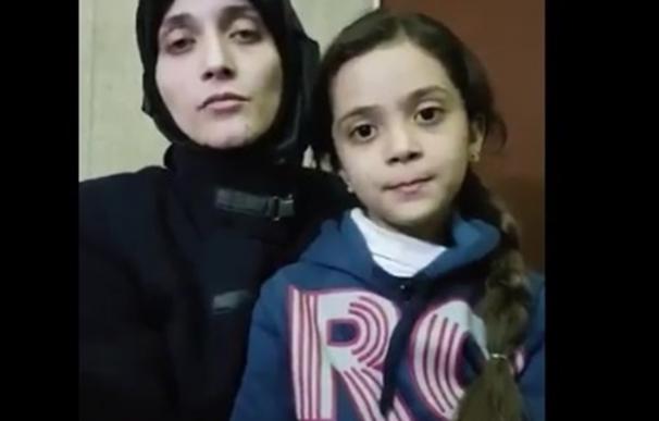 Evacuada de Alepo Bana Alabed, la niña siria que contaba la guerra desde Twitter