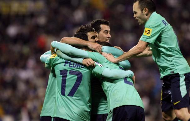 0-3. El Barcelona se venga del Hércules y suma decimoquinto triunfo consecutivo