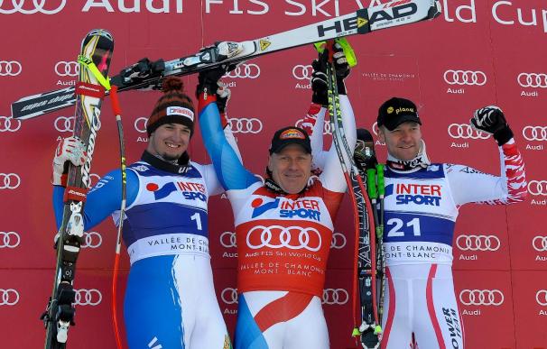 El suizo Didier Cuche ganó el descenso de Chamonix