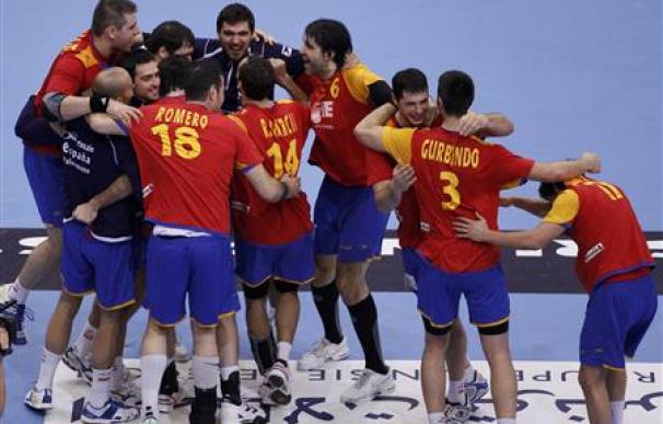 La selección española de balonmano gana a Alemania en el Mundial