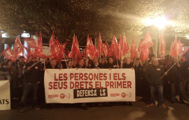 Más de 150 personas se concentran en Palma por los derechos de los trabajadores