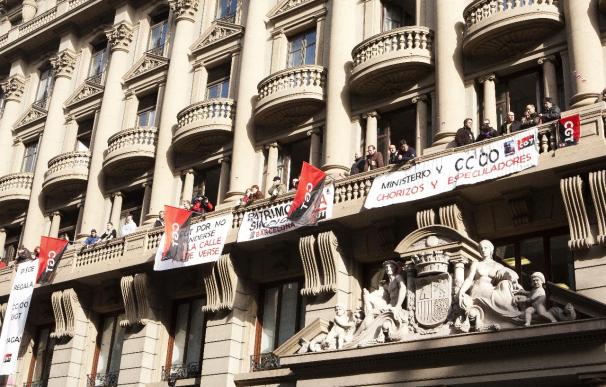 Los Mossos acusan a los sindicalistas de CGT de un delito de usurpación
