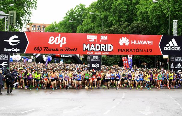 El EDP Rock 'N' Roll Madrid Maratón cumple 40 años este domingo combinando música y deporte
