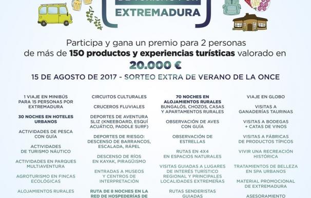 El Clúster de Turismo de Extremadura sorteará más de 150 experiencias turísticas en la región