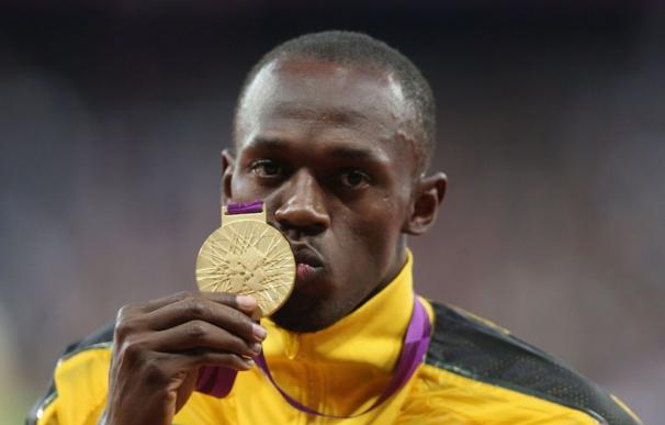 Bolt, con la medalla de oro de Londres