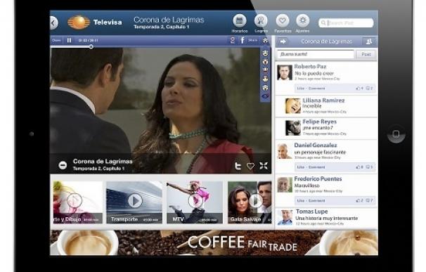 COMUNICADO: Televisa lanza un reproductor de video para Facebook desde su aplicación TV, impulsado por Applicaster