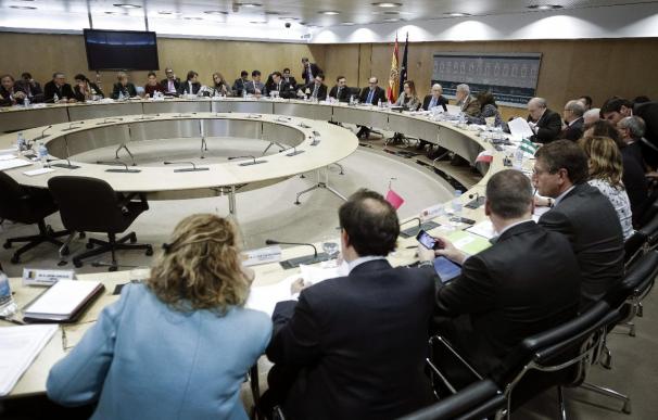 Imagen de la última reunión de responsables de Presupuestos de las comunidades autónomas en el Ministerio de Hacienda.