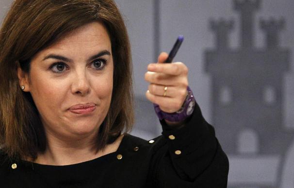 La vicepresidenta del Gobierno, Soraya Sáenz de Santamaría, ha anunciado la aprobación del anteproyecto de Ley de Unidad de Mercado.