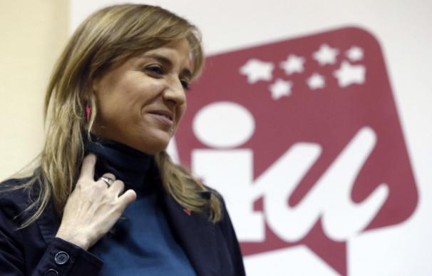 Tania Sánchez dice que IU disputará a Podemos el espacio político que merece