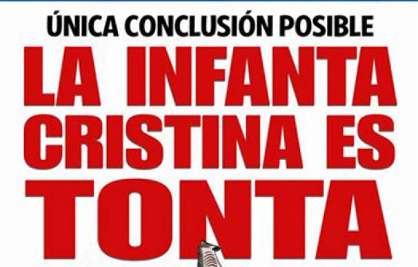 'El Jueves', en portada: 'La Infanta Cristina es tonta'