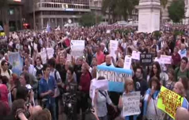 Los argentinos reclaman en las calles que se esclarezca la muerte de Nisman