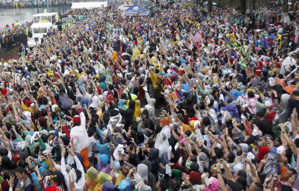 Entre 6 y 7 millones asistieron a la misa del papa Francisco en Manila