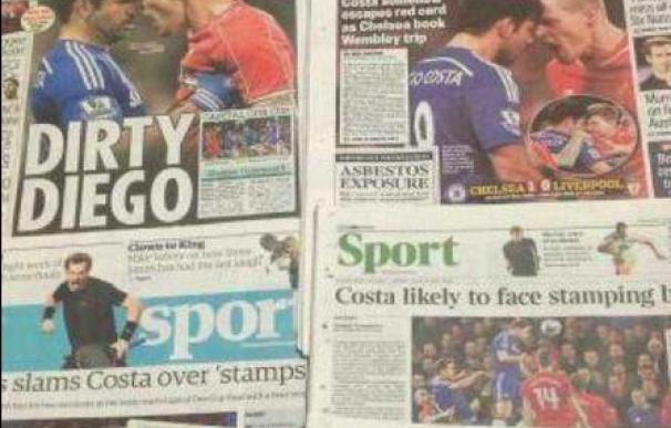 La prensa inglesa ataca a Diego Costa