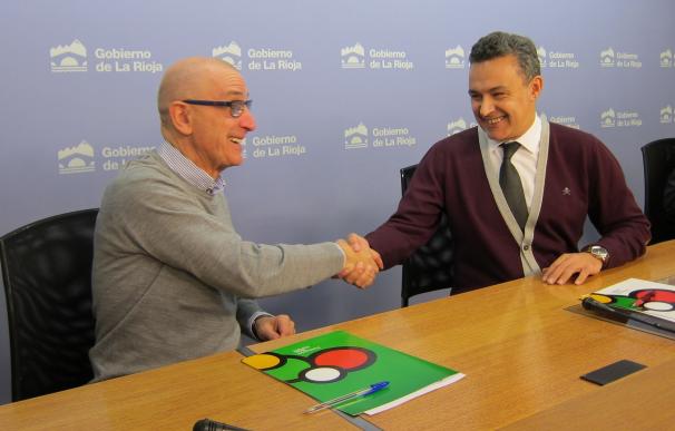 Renovado convenio entre Fundación Rioja Deporte y ARPD para "seguir difundiendo los valores de la cultura deportiva"