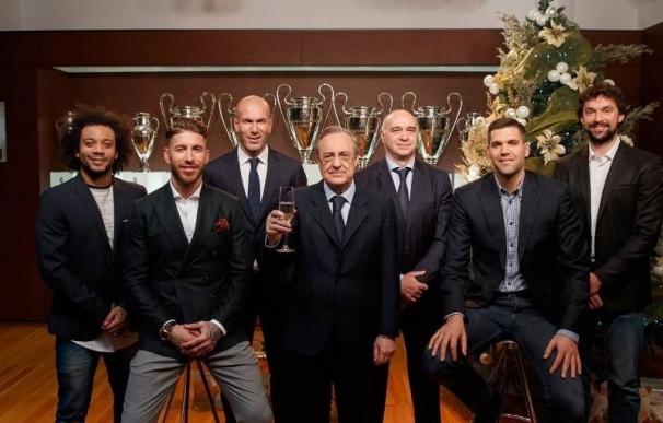 Florentino Pérez desea que el Real Madrid siga siendo "el club más admirado" en 2017
