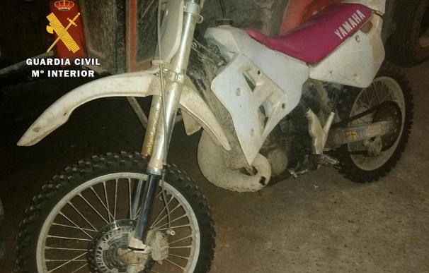 Detenidas dos personas en Burgos tras recuperarse una moto sustraída el pasado agosto en Guipúzcoa