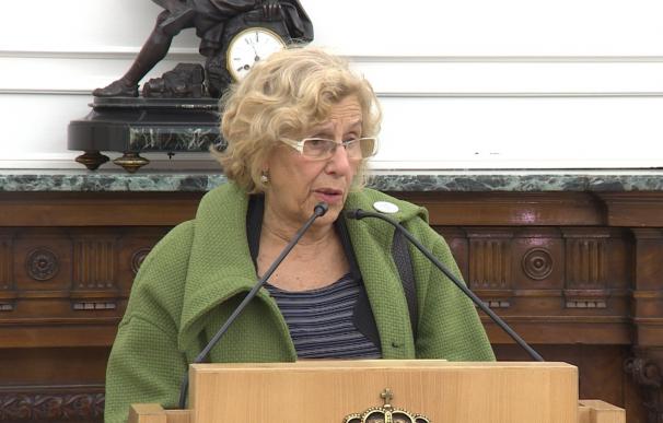 Carmena felicita a los madrileños por su comportamiento ante la contaminación: "Tenemos una sociedad fantástica"