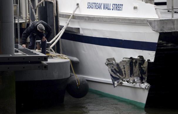 Casi 60 heridos al chocar un transbordador contra un muelle en Nueva York