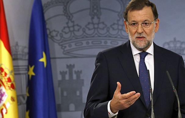 Rajoy, en el Palacio de la Moncloa