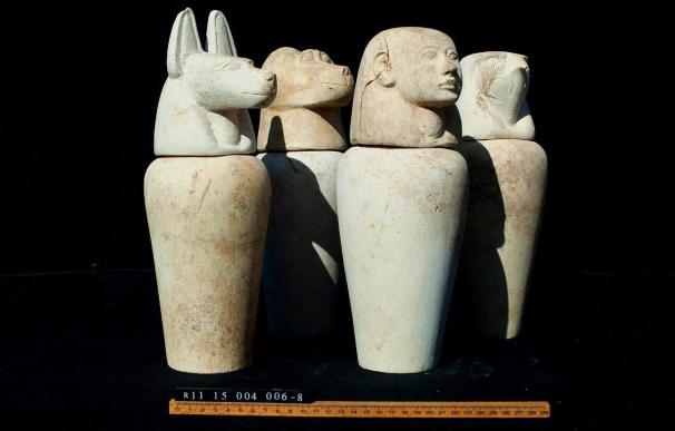 Hallan un cementerio de hace 3.000 años dentro de un templo faraónico en Luxor