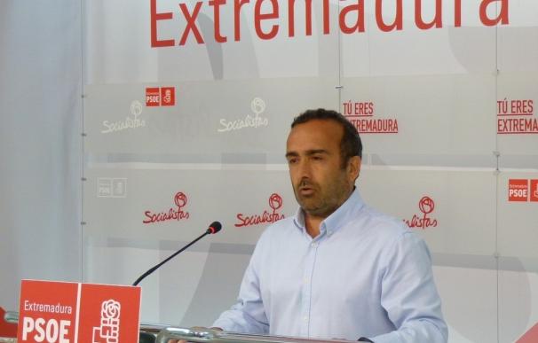 El PSOE extremeño lamenta el "bandolerismo presupuestario" de Rajoy en la inversión hacia la comunidad