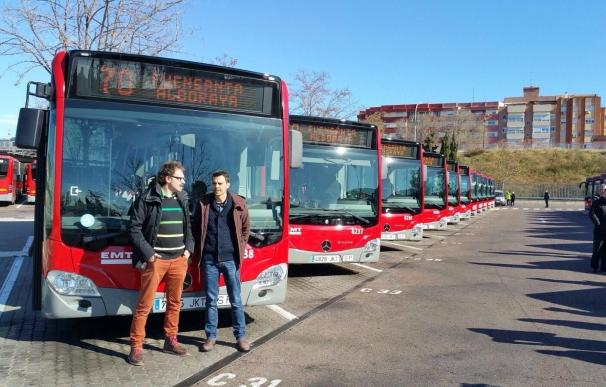 La EMT aumentará este año su flota con 37 nuevos autobuses, dos de ellos eléctricos