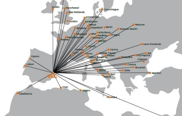 Valencia contará en 2017 con 200.000 plazas de avión internacionales nuevas y un total de 76 rutas aéreas