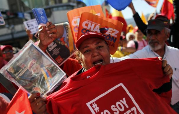 El chavismo tomó la calle el día en que Chávez no juró