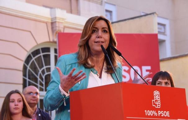 Susana Díaz promete un PSOE que no se entregue "a nadie" y pide respeto y unidad como "una gran familia"