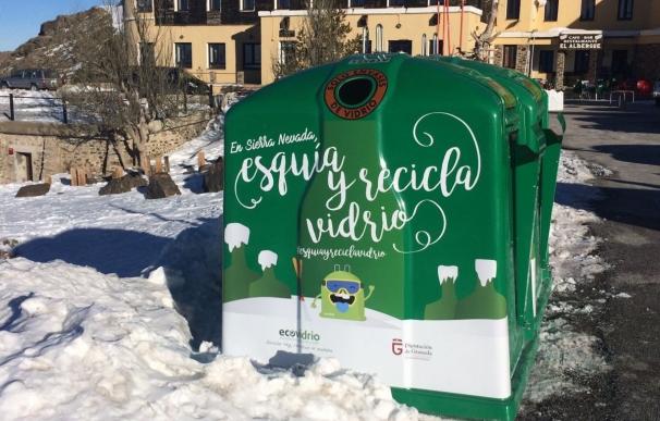 Diputación inicia una campaña para impulsar el reciclaje de vidrio en establecimientos de Sierra Nevada