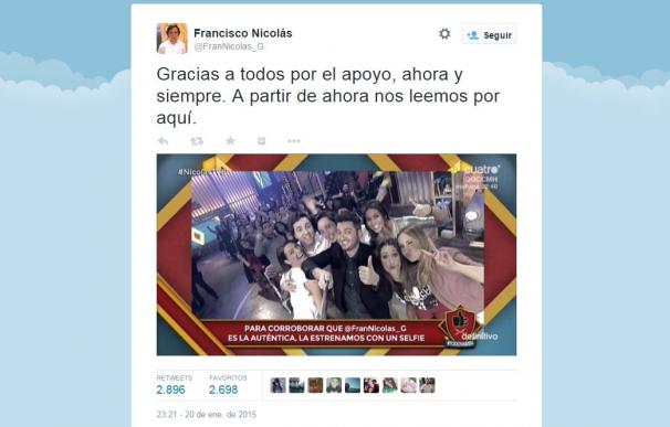 El Pequeño Nicolás se estrenó en Twitter con un selfi