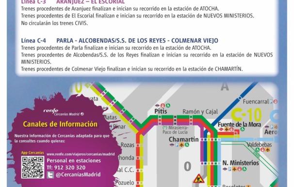 La estación de Cercanías de Sol (Madrid) cierra desde este sábado al 27 de agosto por obras