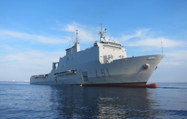 El buque 'Galicia' regresa este sábado a la Base Naval de Rota (Cádiz) tras finalizar la operación Atalanta