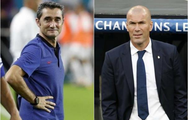 Valverde busca su segunda Supercopa de España y Zidane va a por su primera como entrenador