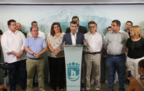 El alcalde de Marbella no ve motivos para una moción de censura y cree una "excusa" que se acuse a CSSP