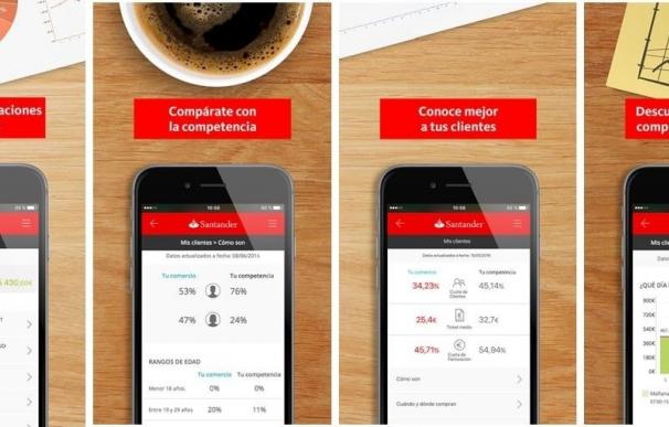 Santander lanza una herramienta que permitirá a los comercios con TPV conocer hábitos de consumo del cliente