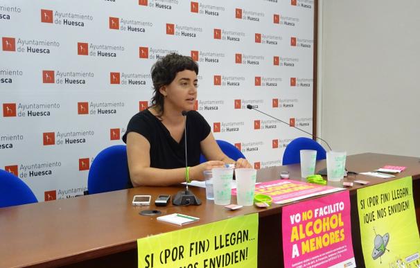El Ayuntamiento de Huesca lanza una nueva campaña de prevención sobre consumo de alcohol para las Fiestas de San Lorenzo