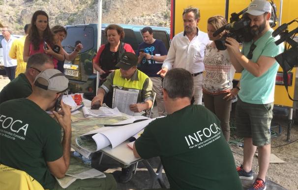 La RFEC demanda una "rápida extinción" del fuego en Segura de la Sierra y mejorar "las políticas forestales"