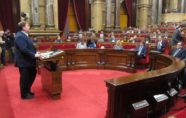 El Parlament catalán tramita los Presupuestos con el apoyo de dos diputados de la CUP