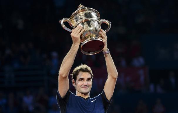 Roger Federer venció a Nadal en la final de Basilea. / AFP