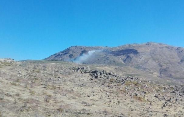 El incendio cerca de Acebo (Cáceres) continúa estabilizado, con dos retenes trabajando en la zona