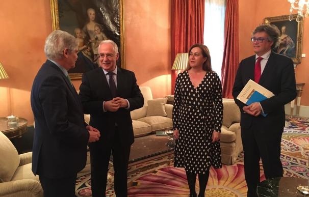El presidente del Gobierno de La Rioja se ha reunido con el ministro de Asuntos Exteriores y Cooperación