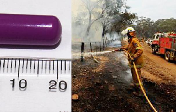 Una píldora monitoriza la temperatura interior de los bomberos australianos