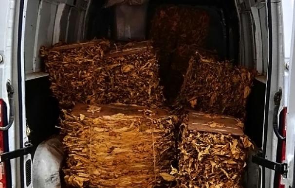 Detenidas 5 personas en Puertollano e incautados 7.500 kilos de hoja de tabaco valorados en 1,8 millones