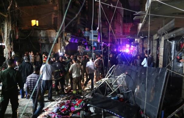 Escenario del doble atentado suicida en Beirut este 12 de noviembre (The Daily Star/Hasan Shaaban)