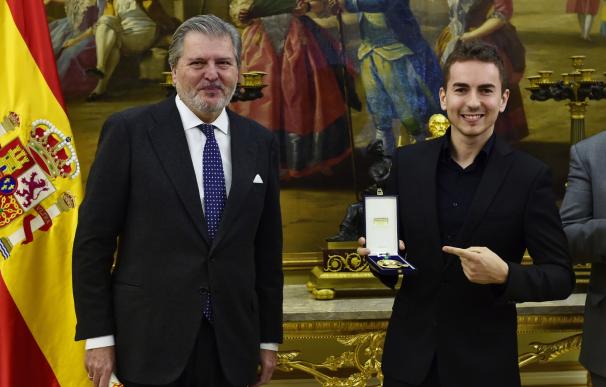 Lorenzo recibe la Medalla de Oro de la Real Orden al Mérito Deportivo