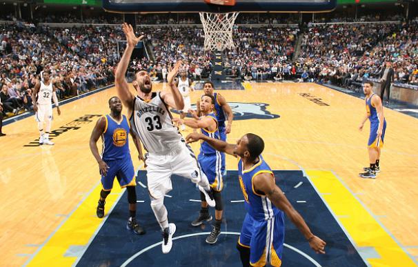 Marc Gasol no pudo con Golden State. / Getty Images
