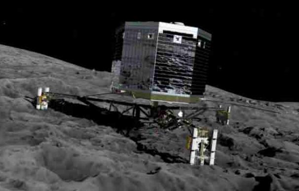 Philae se echa a dormir sobre la superficie del cometa por falta de batería