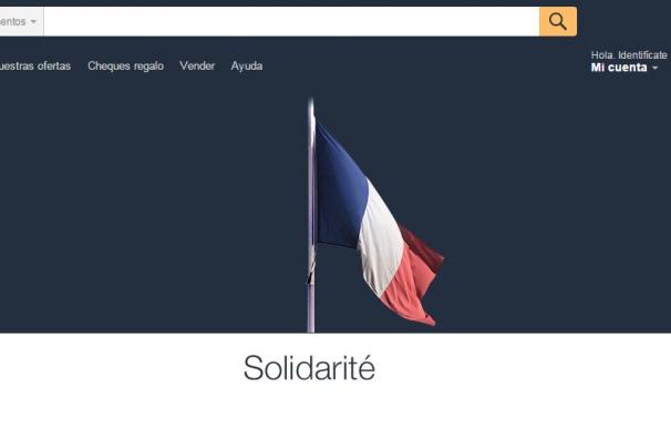 De Amazon a Google, internet se solidariza con las víctimas de los atentados de París